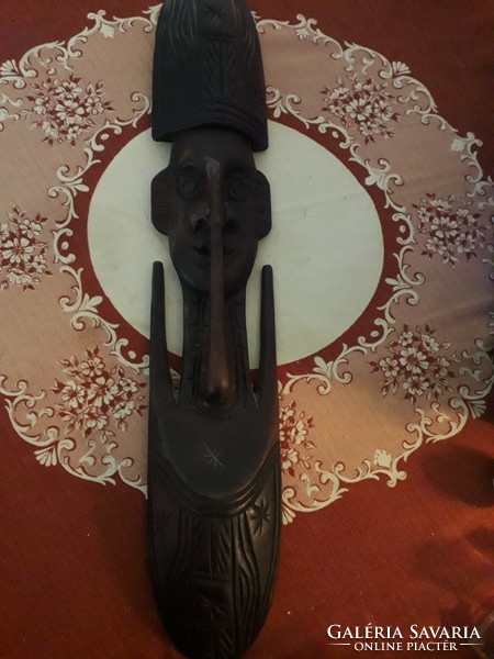 AFRIKAI totem fafaragás nagy 53x 11cm. felakasztható