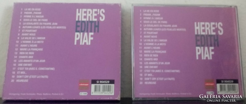 Here'S Edit Piaf CD-album eladó