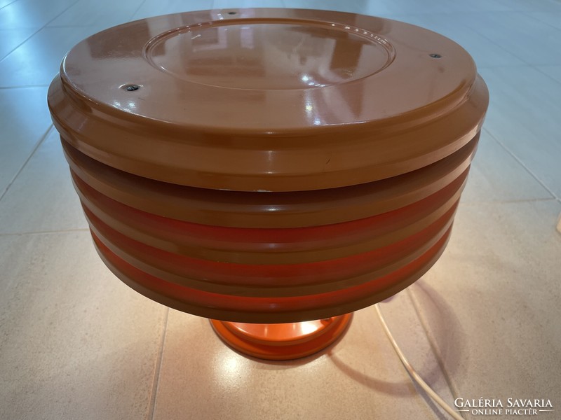 Szarvasi Vas fém asztali gomba lámpa retro modern mid century 1970-es évek