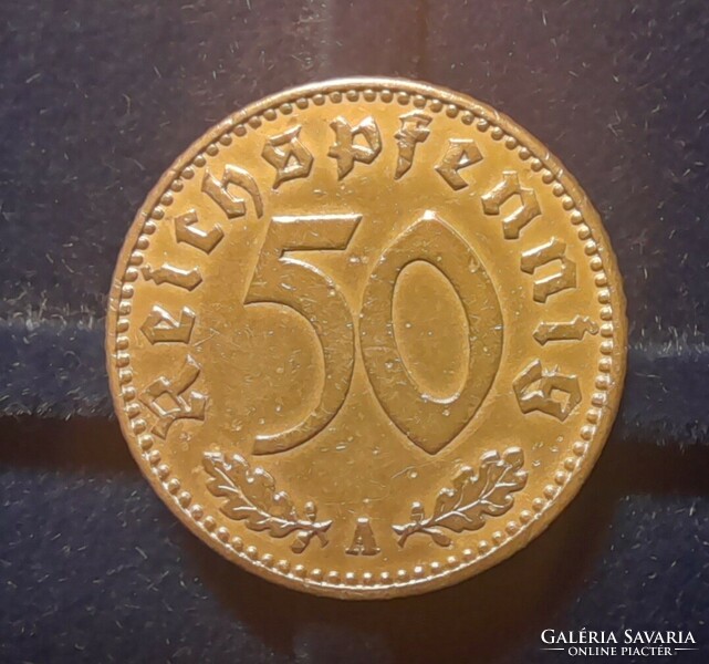 Német III. Birodalom 50 pfennig  1941 A . POSTA VAN  ! Olvass !