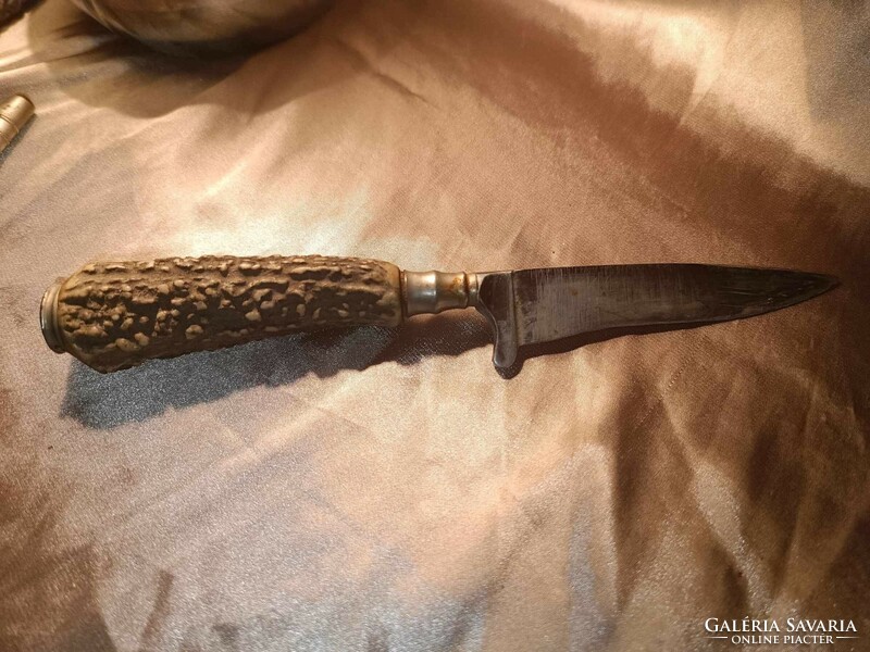 Deer antler dagger knife + mini sword!