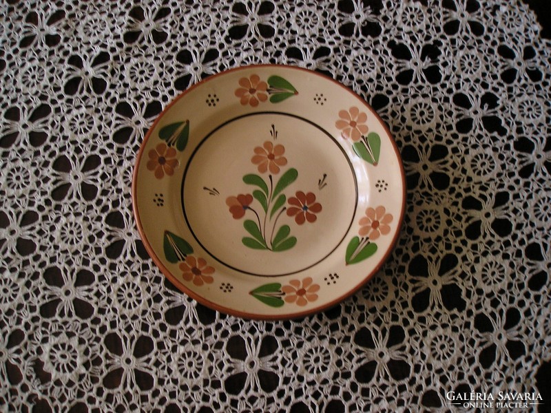 Sárospataki ceramic wall plate - 20 cm.