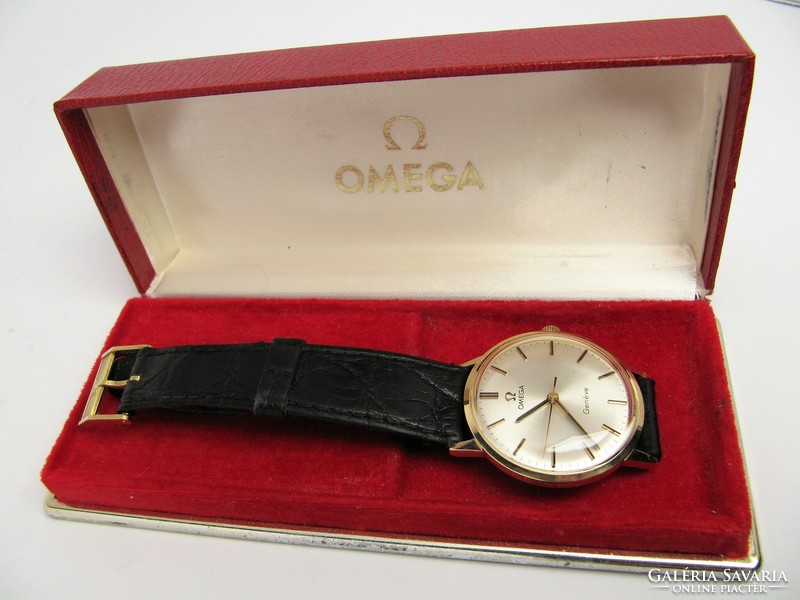 NAGYON SZÉP, OMEGA 18K ARANY FÉRFI KARÓRA ,1974 ÉVEK