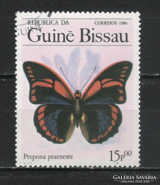 Lepkék 0080 Bissau Guinea Mi 815    0,50 Euró