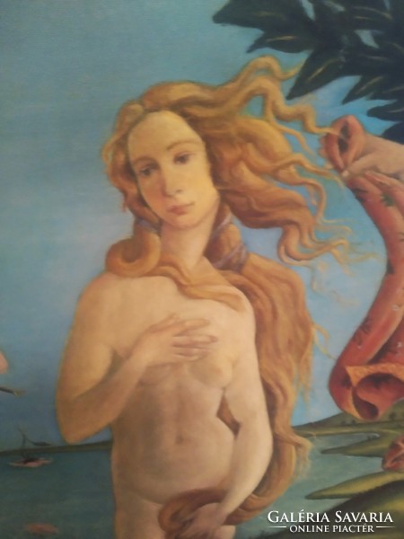 Oil painting, copy: Botticelli 