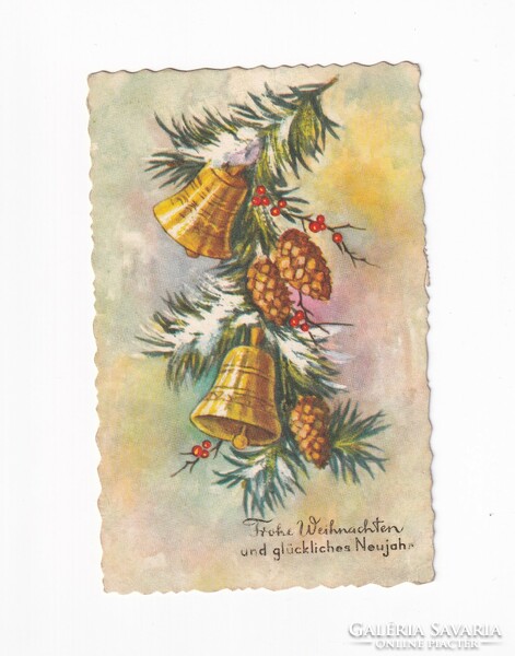 K:154 Karácsonyi képeslap 1965