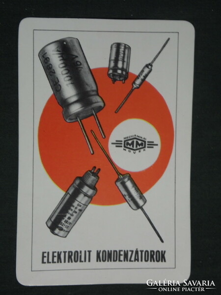 Kártyanaptár, Mechanikai művek, Budapest, elektrolit kondenzátorok, 1979 ,   (2)