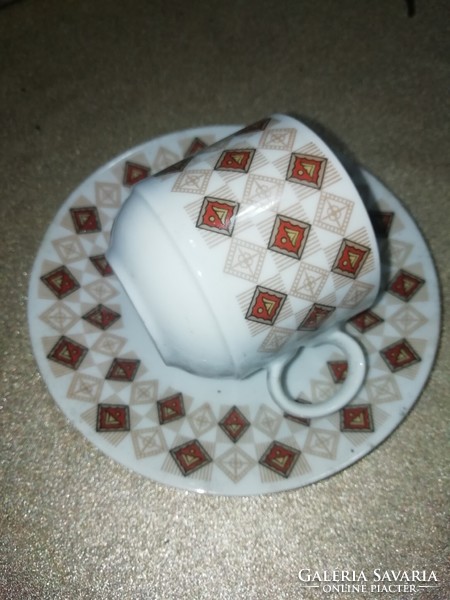 Chinai porcelán kávés 40.a képeken látható állapotban