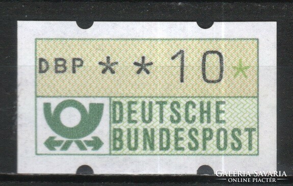 Autómata bélyegek 0009 (Német) Mi autómata 1 10 Pfg  postatiszta   1,50 Euró