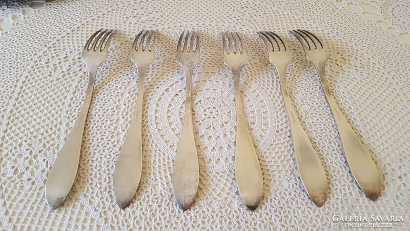 Wellner patent silver-plated forks 6 pcs.