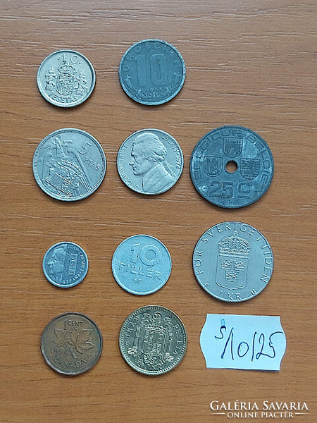 Mixed coins 10 s10/25