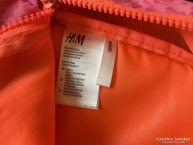 H&M kislány hátizsák rózsaszín újszerű