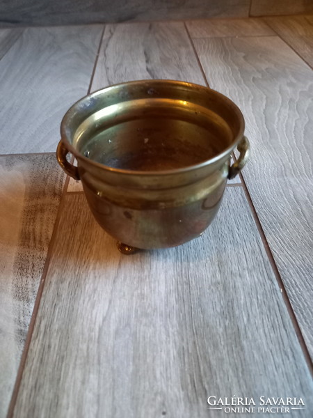Great old copper pot (9x12 cm)