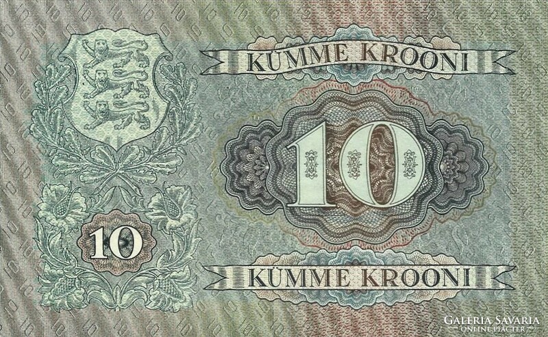 10 Korona krooni 1937 Estonia unc