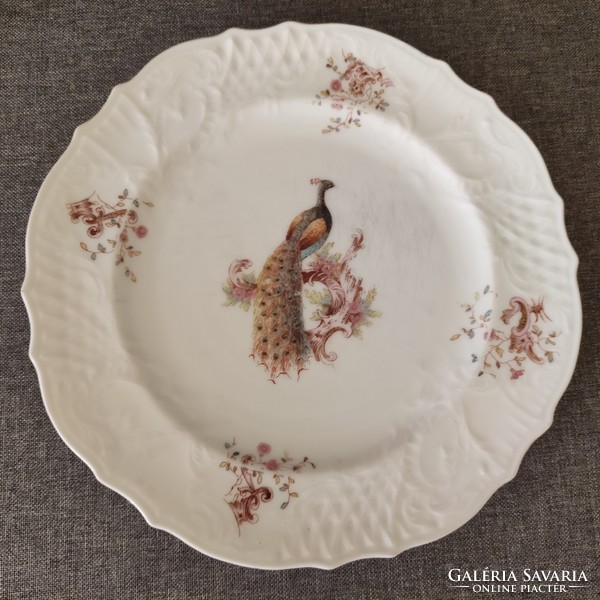 Geschützt peacock porcelain, garnish, serving bowl