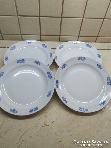 Zsolnay porcelán lapos tányér 4 db eladó!