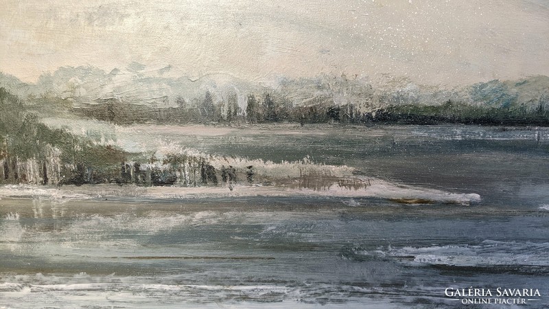 Zsolt Emil Gádor - icy Danube painting