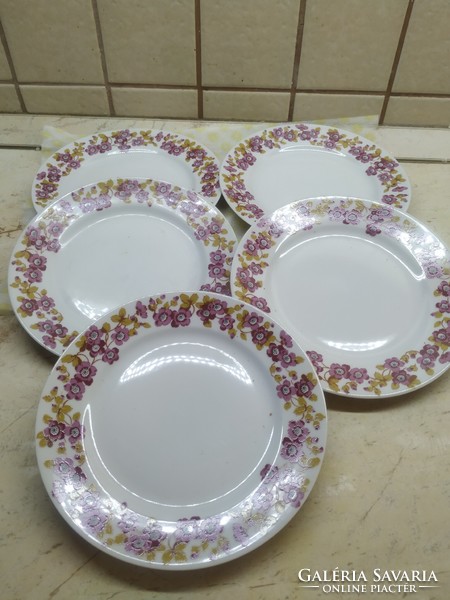Retro német porcelán lapos tányér eladó! 5 db