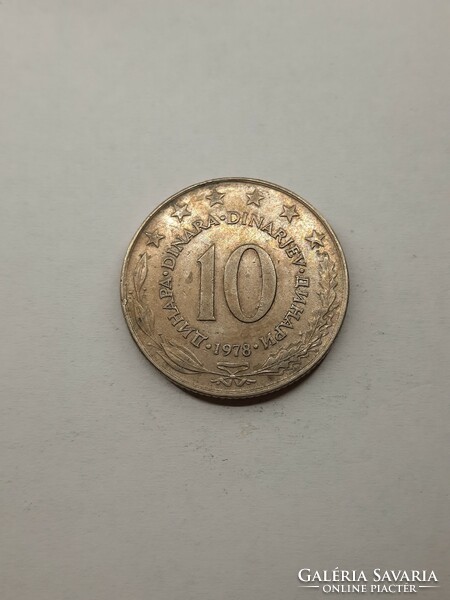 Yugoslavia 10 dinars 1978