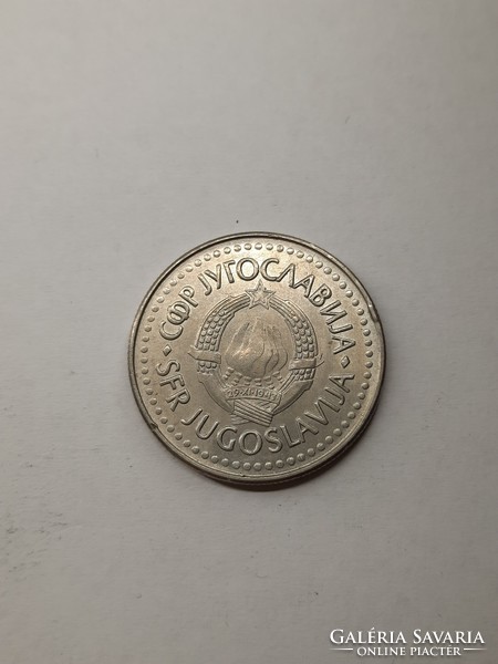 Jugoszlávia 100 dinár 1988 (Réz-Cink-Nikkel ötvözet)