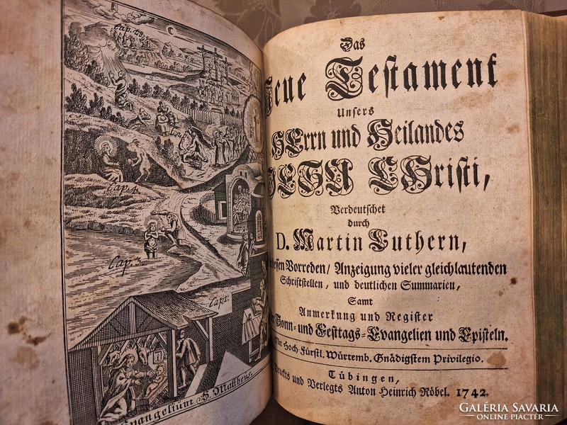 Luther Bible in German 1742