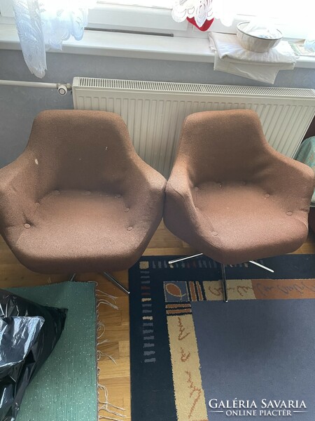 2 Retro armchairs