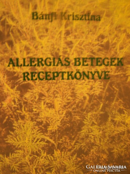 Recipe book for allergic patients by kristina banfi