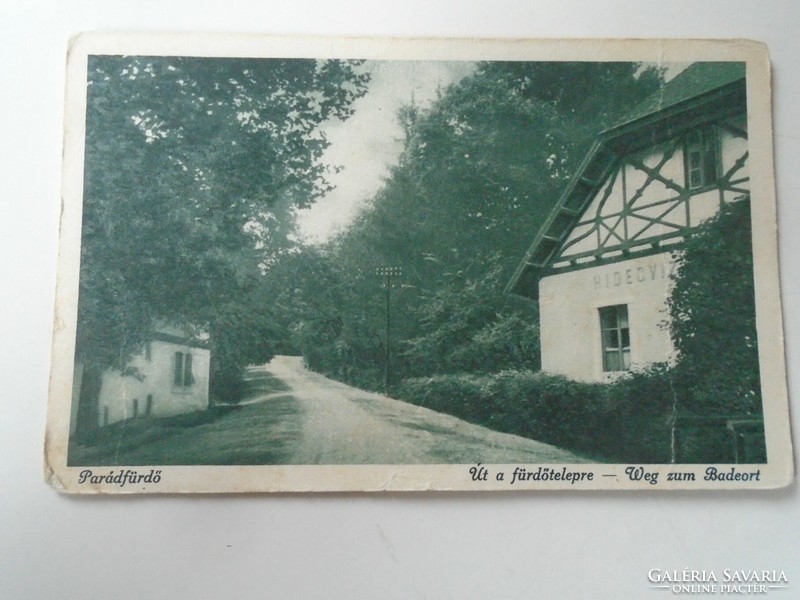 D199359 paradfürdő road to the spa complex 1930k