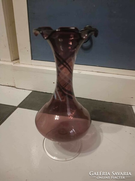 Vintage amethyszt váza