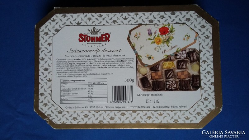 3 Old (1985, 1991, 2017) Daisy candy box - Duna chocolate factory or Stühmer