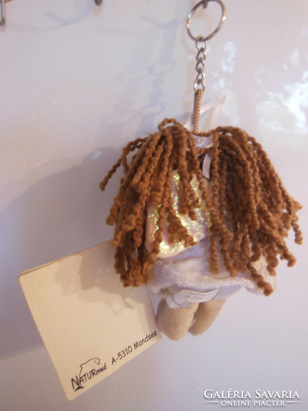 Christmas tree decoration - new - guardian angel - textile - 10 x 7 cm - exclusive - German - flawless