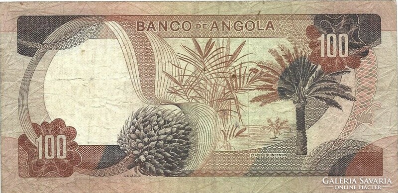 100 Escudos 1972 Angola 1.