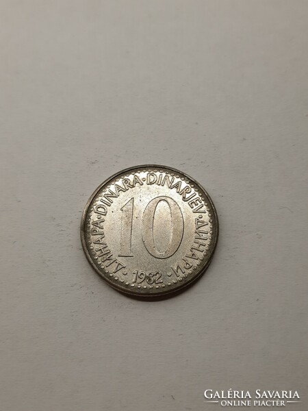 Yugoslavia 10 dinars 1982