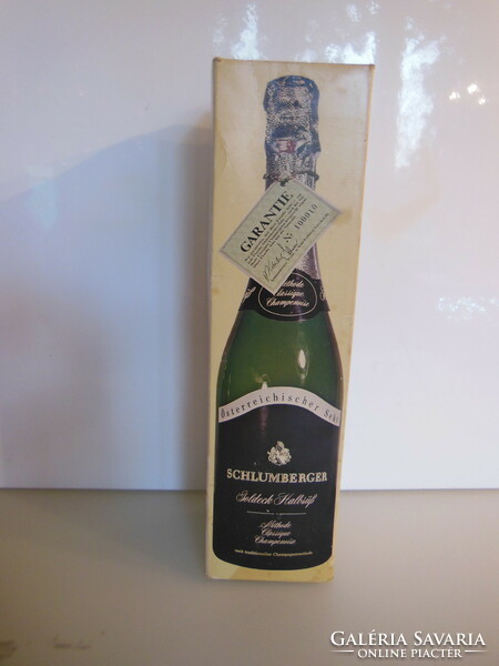 Champagne - schlumberger - with certificate - 7.5 dl - Austrian - quality - unopened!!