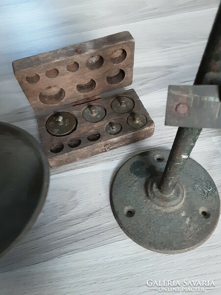 Antique old apothecary scale