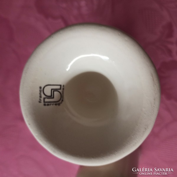 Sarreguemines francia porcelán poharak
