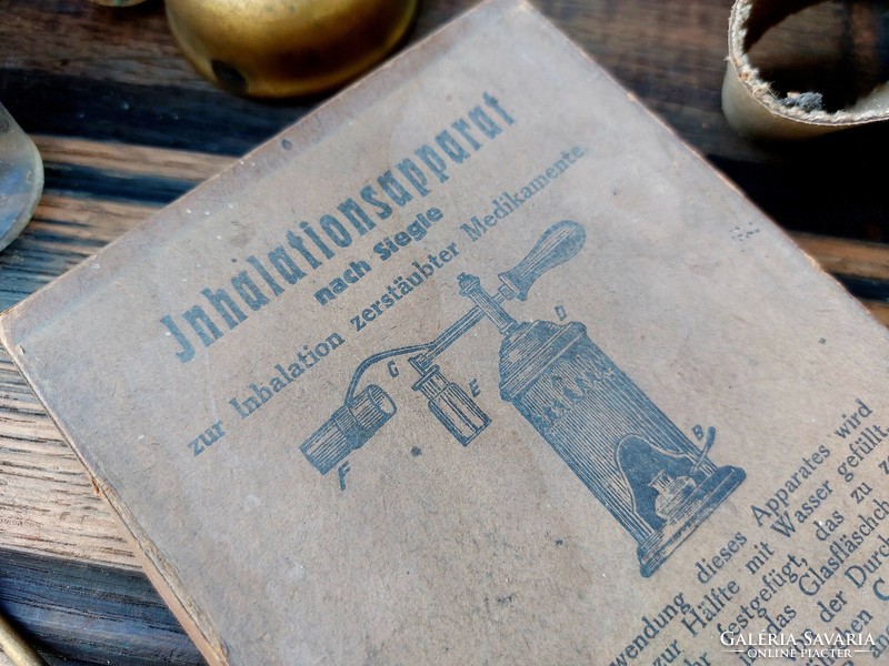 Antique medical device inhaler drugs for inhalation used for disinfection (134)