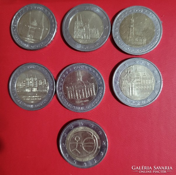 Német 2 € érmék