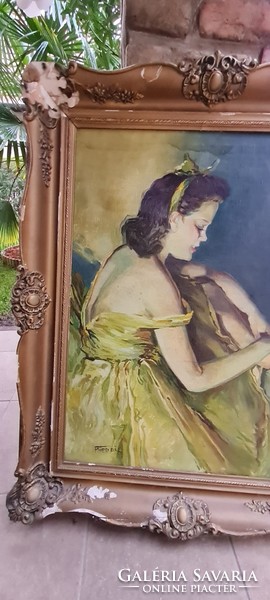 Fried pál ballerina 60x80 oil painting cheap!!
