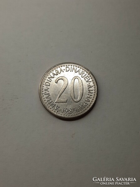 Yugoslavia 20 dinars 1985