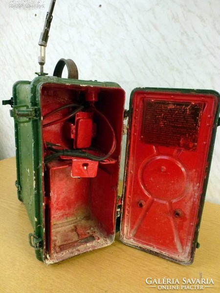 Antique p-105a Soviet military radio transceiver
