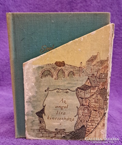 Régi könyv: Az angol líra kincsesháza, mini könyv (M4268)