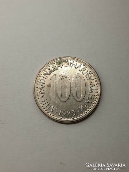 Jugoszlávia 100 dinár 1985