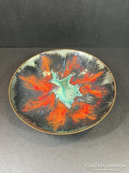 Bowl of fire enamel