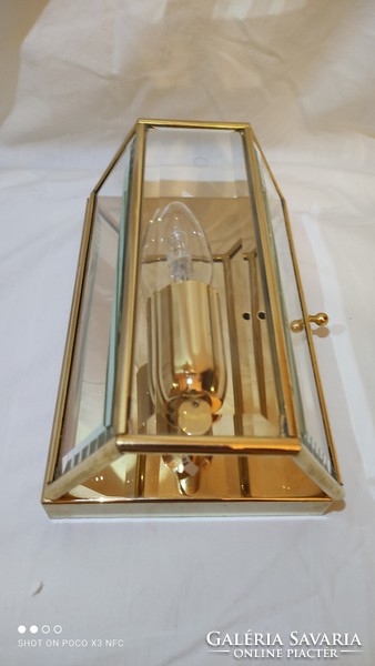 Rilegato 24-karat gold-plated, quality-marked, flawless original wall lamp