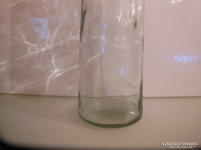 Vase - glass - 35 x 9 cm - extremely thick - flawless