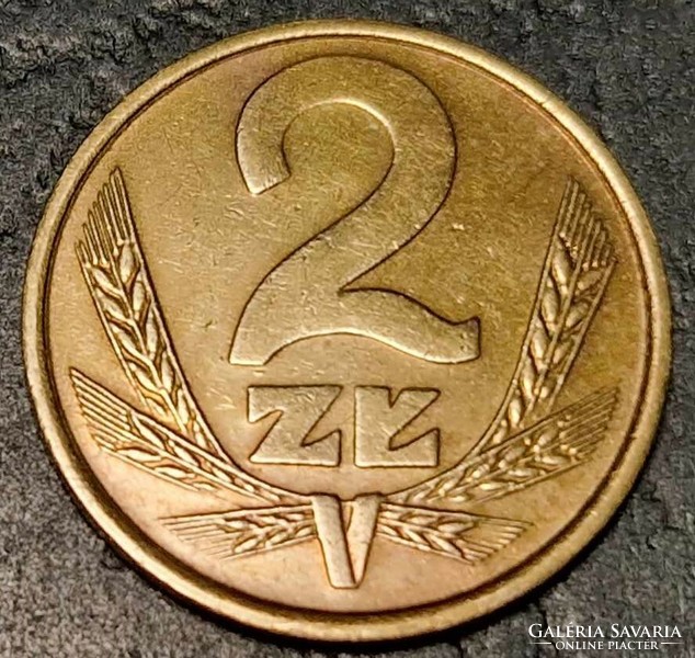 2 zlotys, 1985