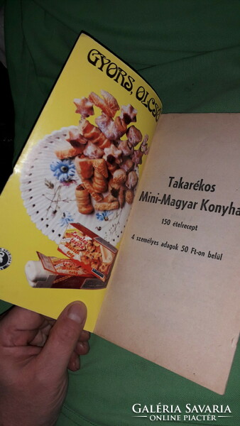 1980. Super current book: thrifty mini-Hungarian kitchen small book according to the pictures vti