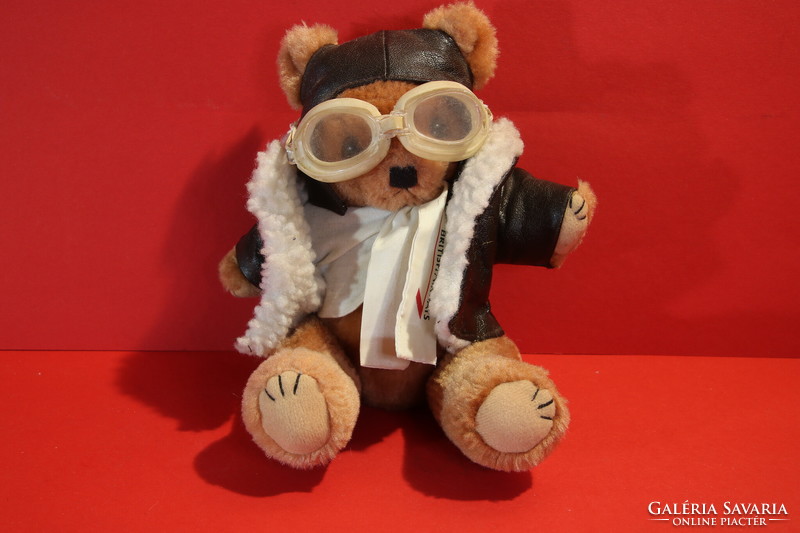 British airways pilot teddy bear from the 1980s 18cm