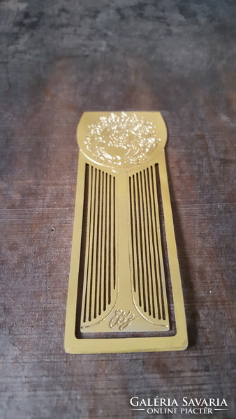 18K gold-plated bookmark